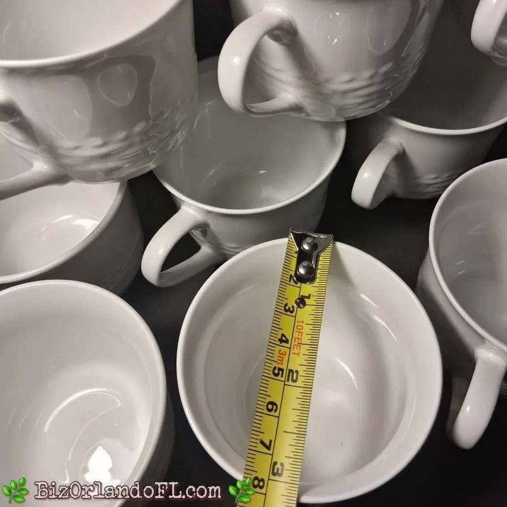 VINTAGE: Gibson Designs Sarasota Saucers Embossed Basketweave (Set of 11) ** RAR